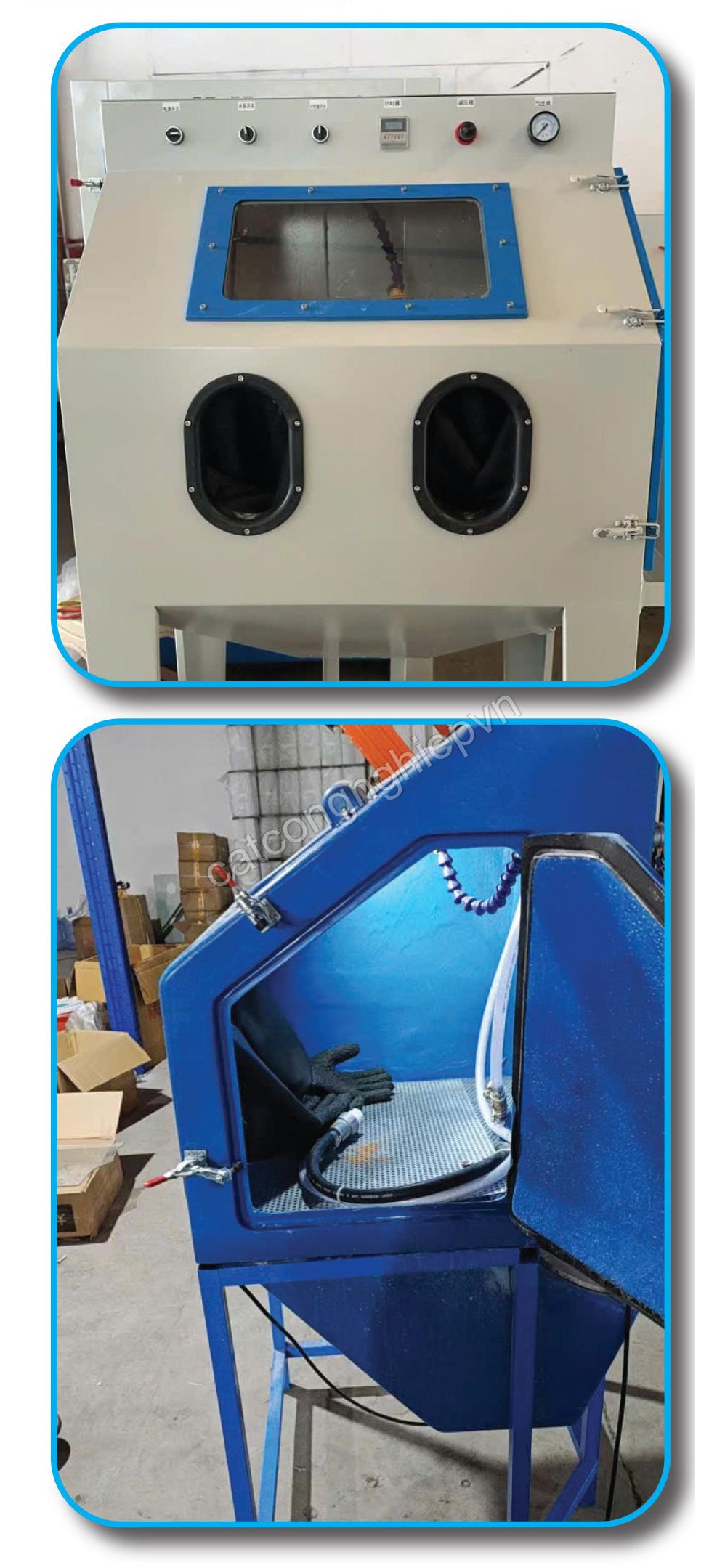 MÁY PHUN CÁT NƯỚC DẠNG HỘP